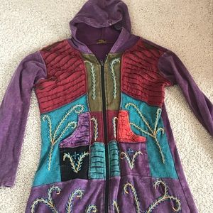 Rising International long hoody jacket